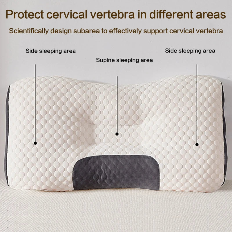 Orthopedic Cervical Neck Pillow – Sleep Support & Cervical Protection with Soybean Fiber