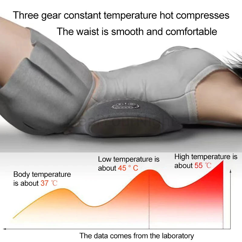 ๐ Electric Heated Massage Waist Pillow โ Ultimate Support for Restful Sleep