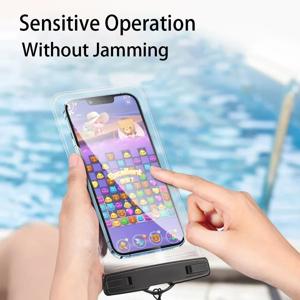 Universal Waterproof Phone Case –Swimming, Boating & Beach Safe Pouch