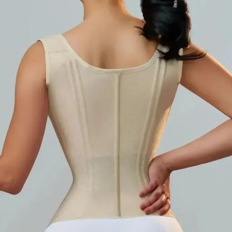 Double Compression Waist Trainer – Colombian Faja for Maximum Tummy Control