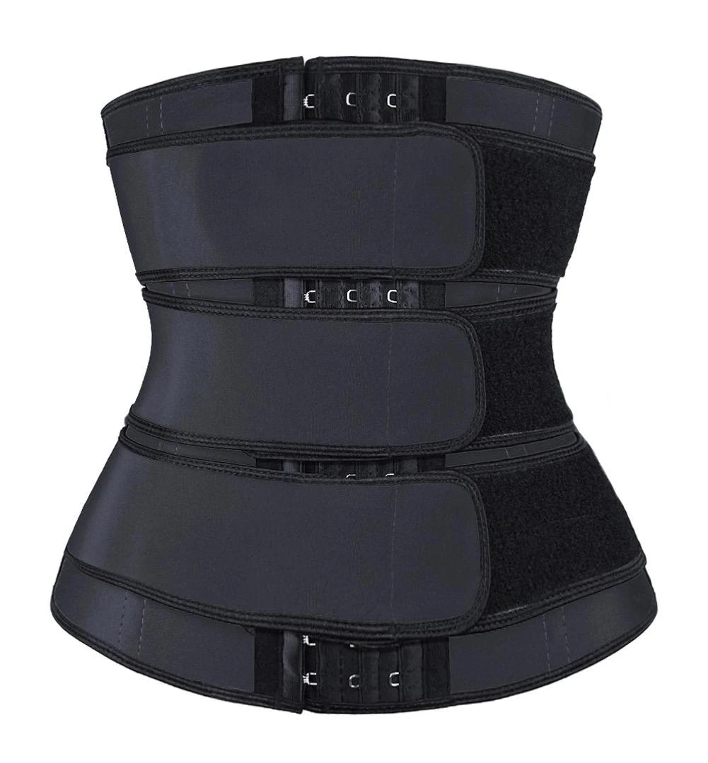 Triple Belt Waist Trainer – Ultimate Tummy Control & Fat Burning Shapewear