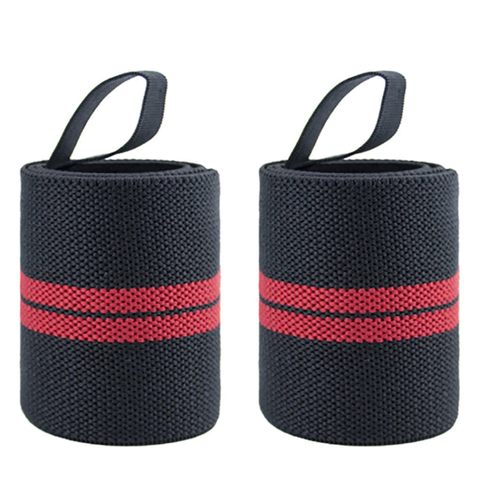 1 Pair Premium Wrist Support Brace Wraps – Extra Strength for Weightlifting & Gym Training