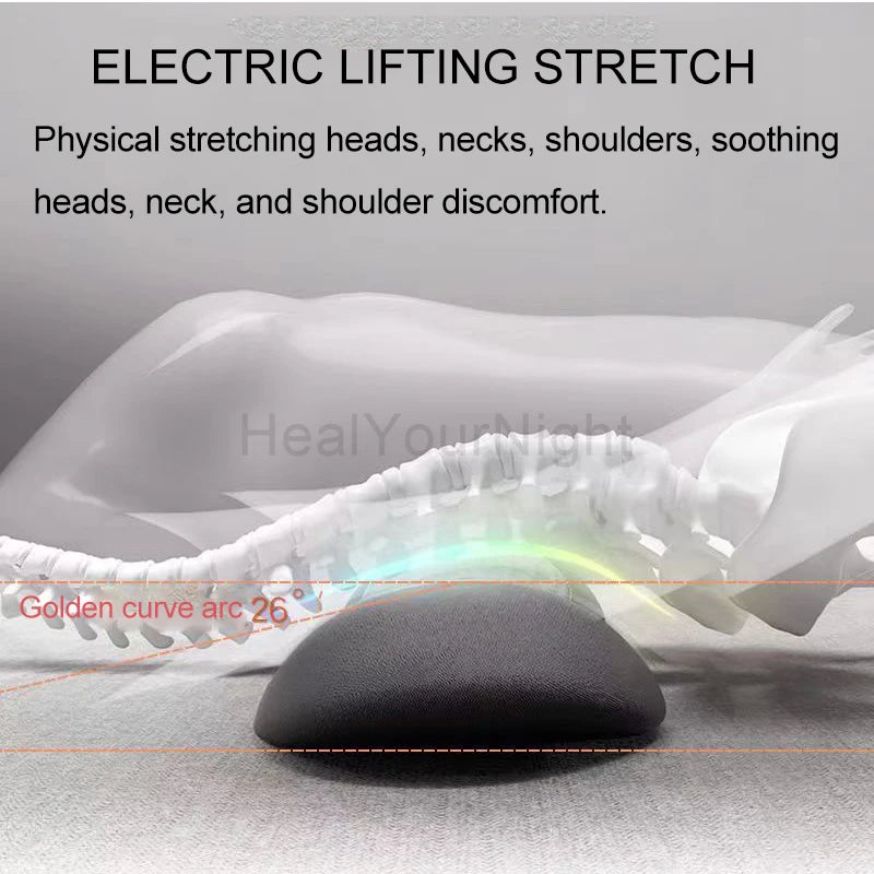 ๐ Electric Heated Massage Waist Pillow โ Ultimate Support for Restful Sleep