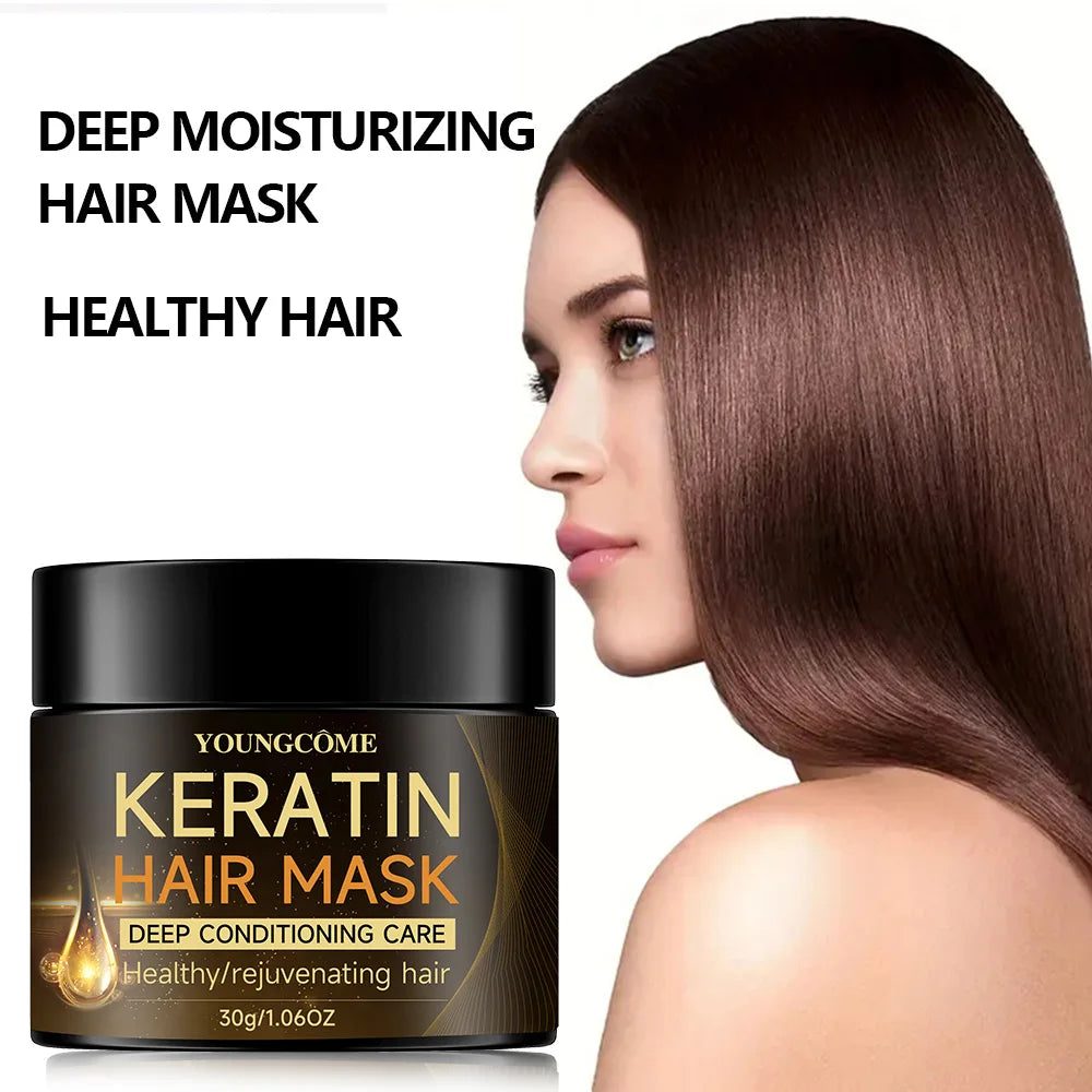Keratin Hair Mask – Deep Nourishing & Repair for Damaged Hair