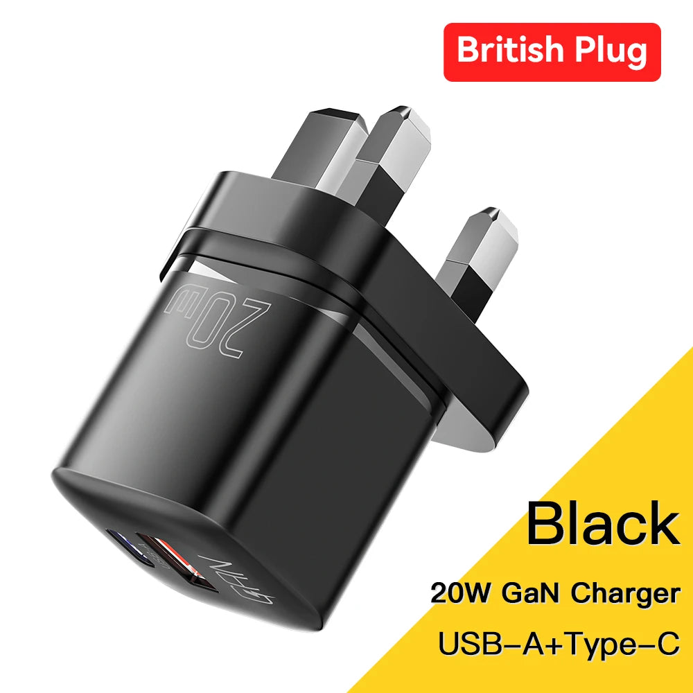 Essager 20W GaN Fast Charger | USB-C PD Quick Charge for iPhone & iPad