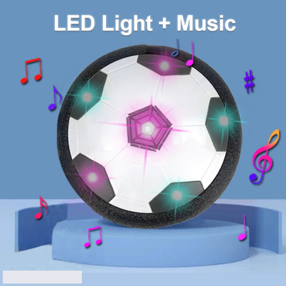 LED Hover Soccer Ball Toy With Music – Indoor Outdoor Floating Football Game for Children