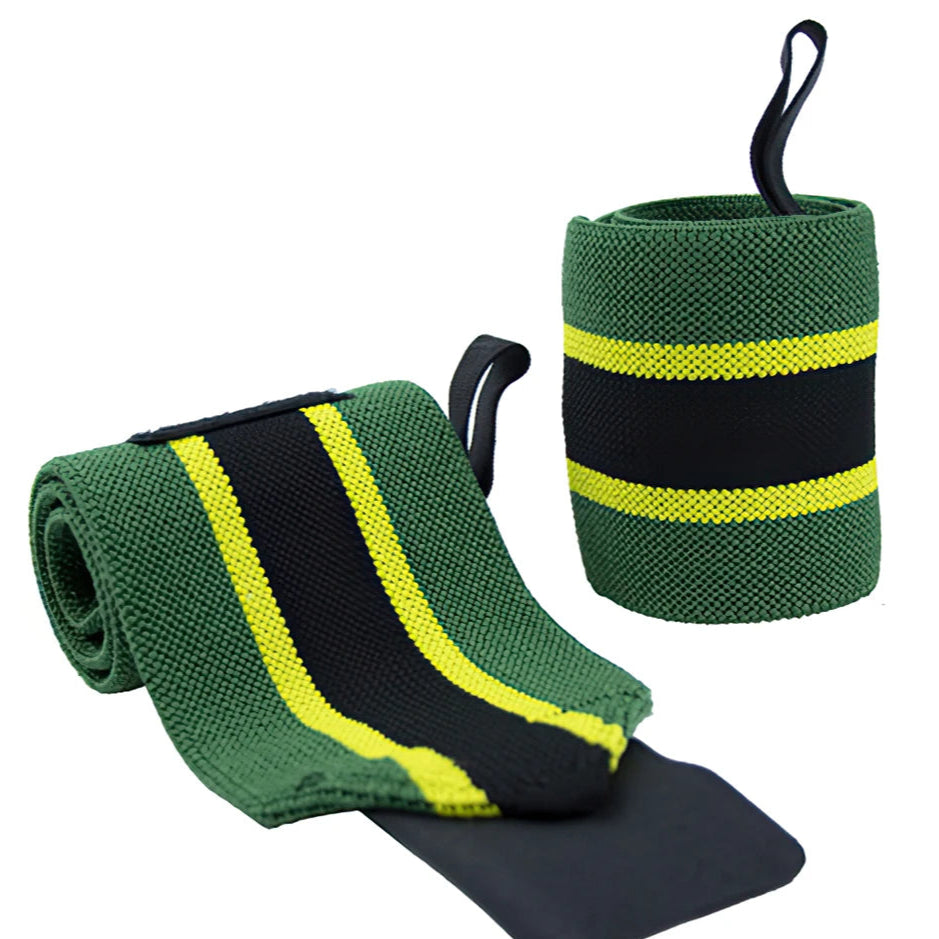 1 Pair Premium Wrist Support Brace Wraps – Extra Strength for Weightlifting & Gym Training