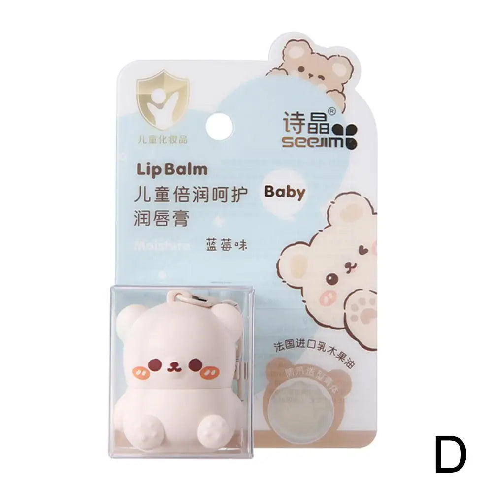 π» Cute Little Bear Fruity Lip Balm β Moisturizing & Nourishing for Kids! ππ