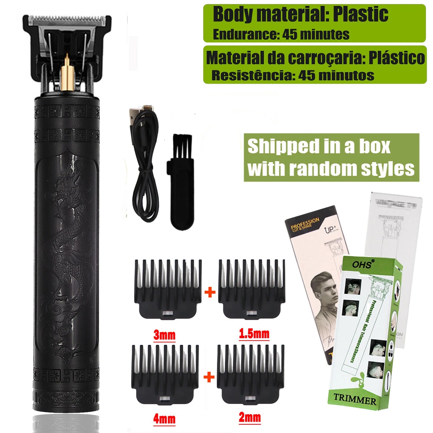 T9 Professional Men’s Hair Clipper Shaver – Precision Beard & Hair Trimmer