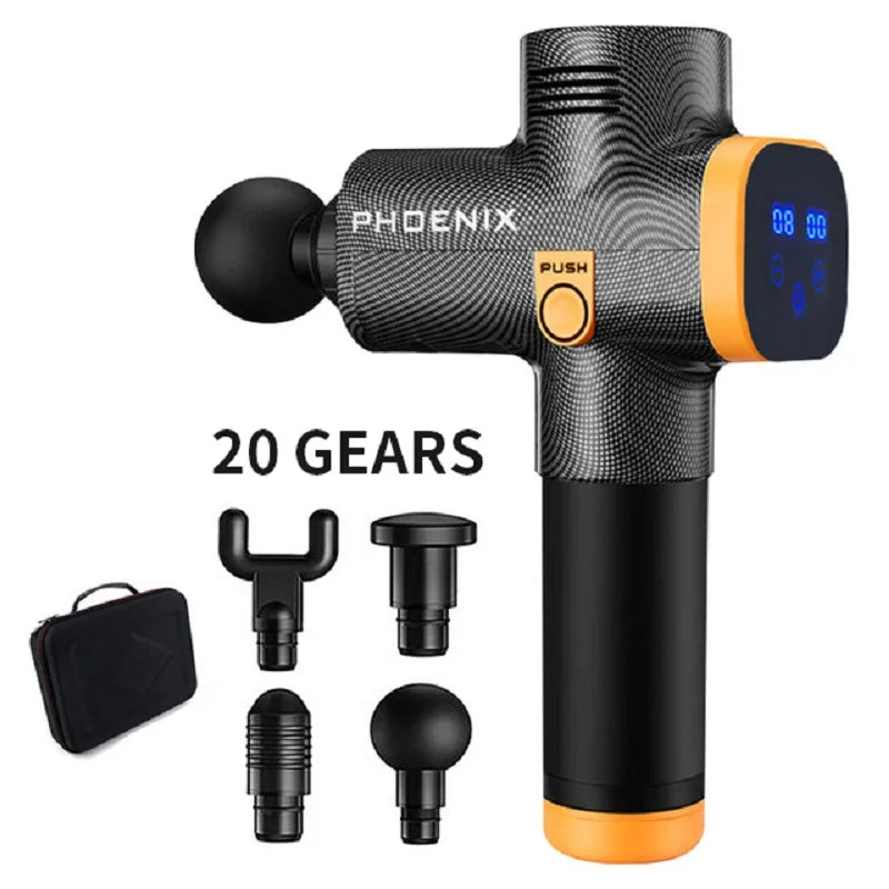 Phoenix A2 Massage Gun – Deep Tissue Muscle Relaxation Anywhere!