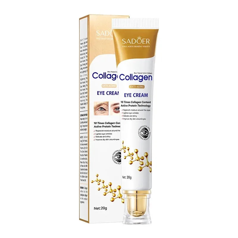 SADOER Collagen Eye Cream – Anti-Dark Circles & Eye Bag Removal