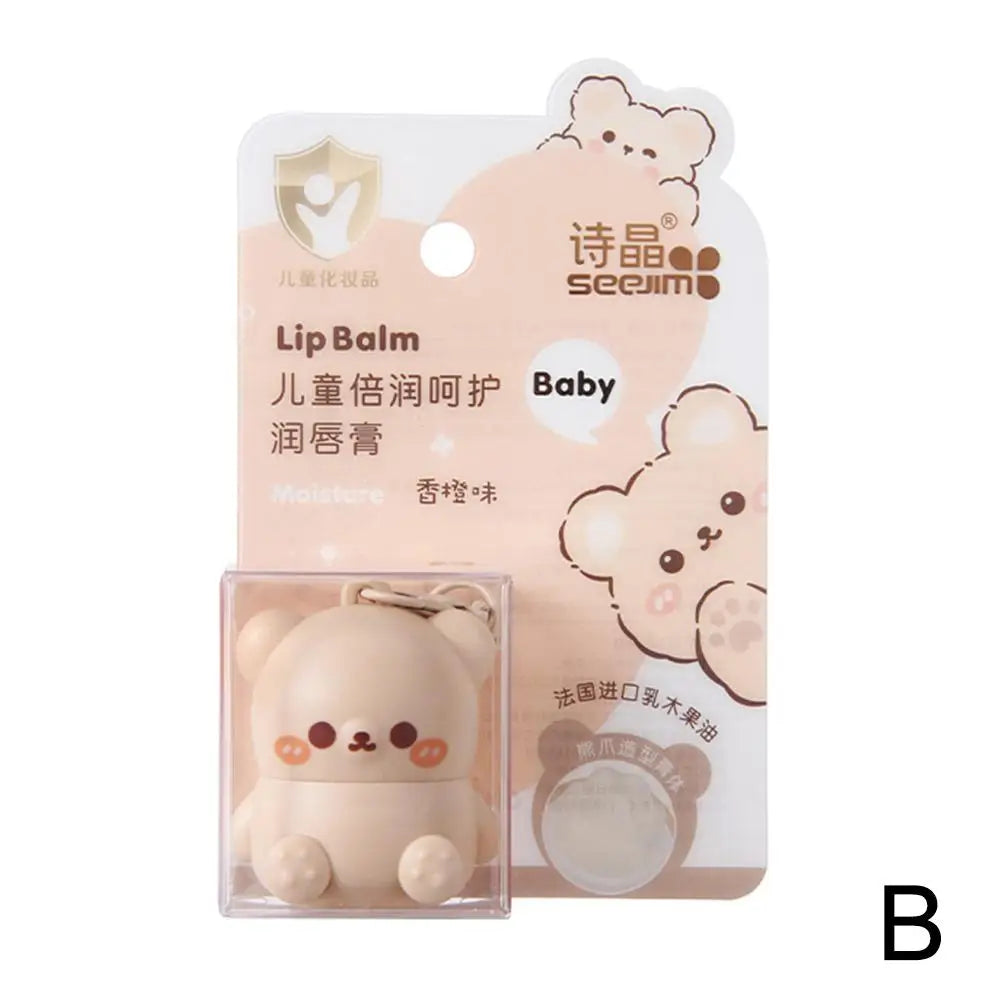 π» Cute Little Bear Fruity Lip Balm β Moisturizing & Nourishing for Kids! ππ
