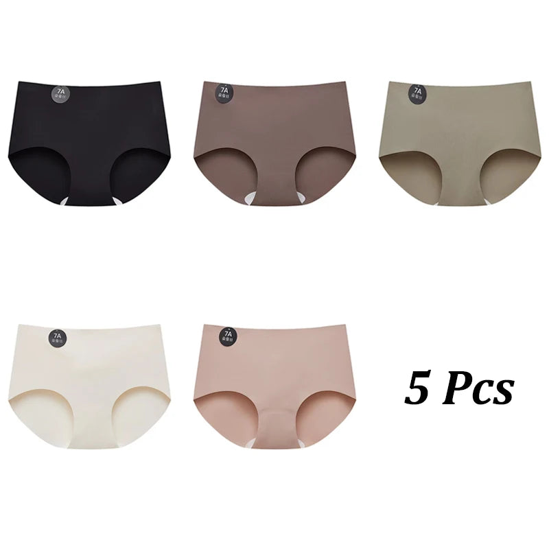 5PCS Set Invisible Seamless Panty – High Elastic, Ultra-Thin, Soft