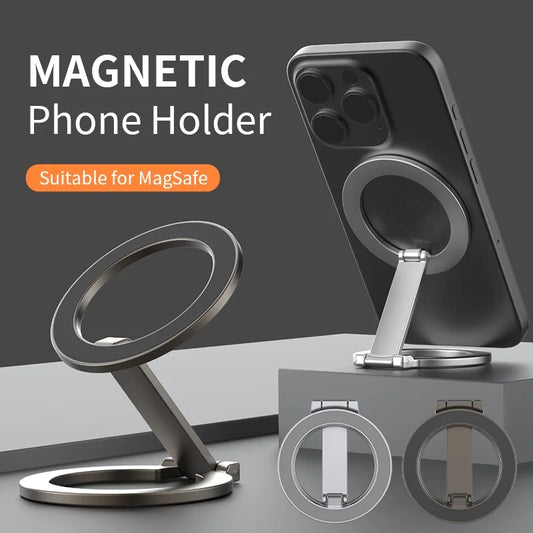 2-in-1 Foldable Magsafe  Magnetic Phone Holder – Gym, Car & More!
