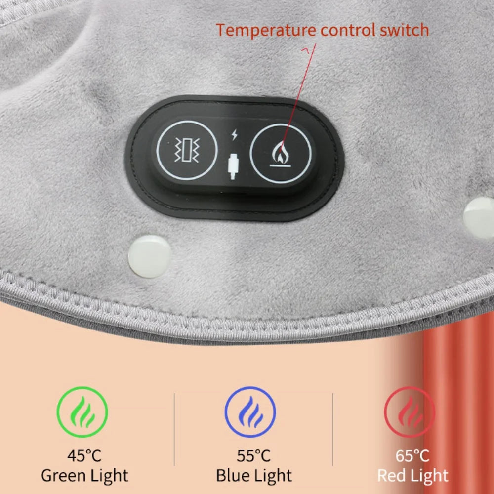 π₯ Electric Heated Neck & Shoulder Wrap β Soothing Warmth & Massage Therapy!