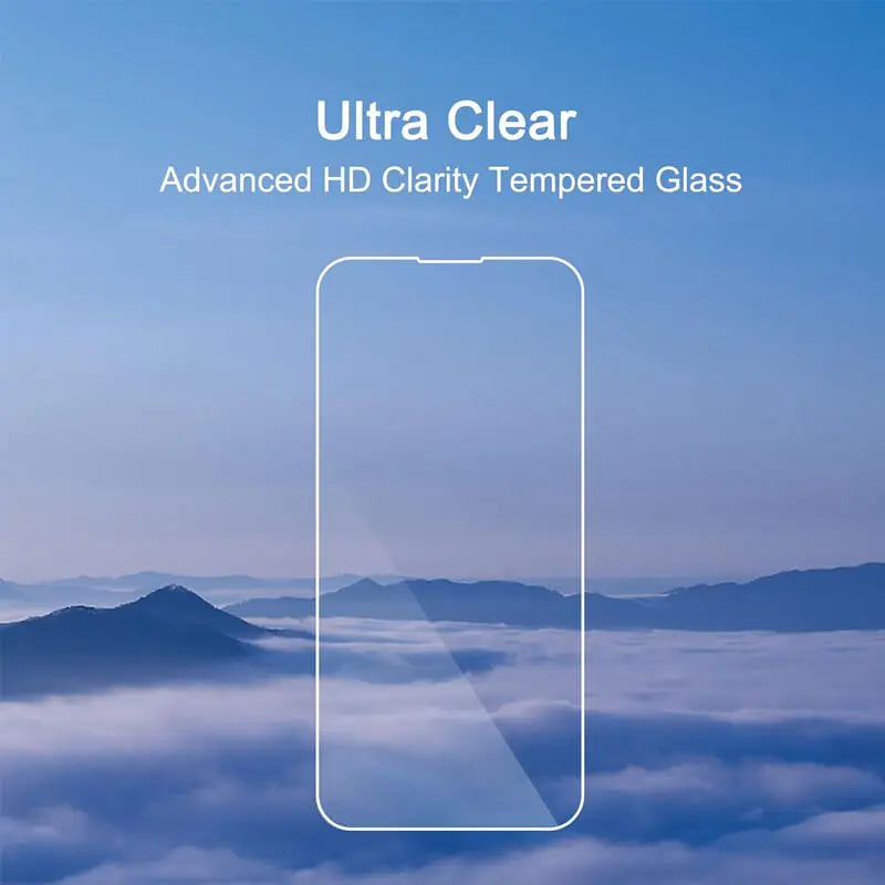 HD Tempered Glass Screen Protector for iPhone 11/12/13/14/15/16 Pro Max – Ultra Clear Glass Film
