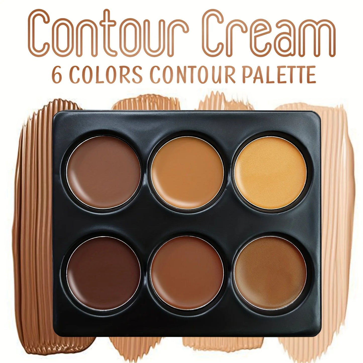 6-color Contour Cream Palette Concealer