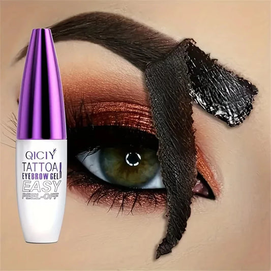 Easy Peel-Off Tattoo  Eyebrow Gel –  3-Day Long-Lasting, Smudge-Proof & Waterproof!
