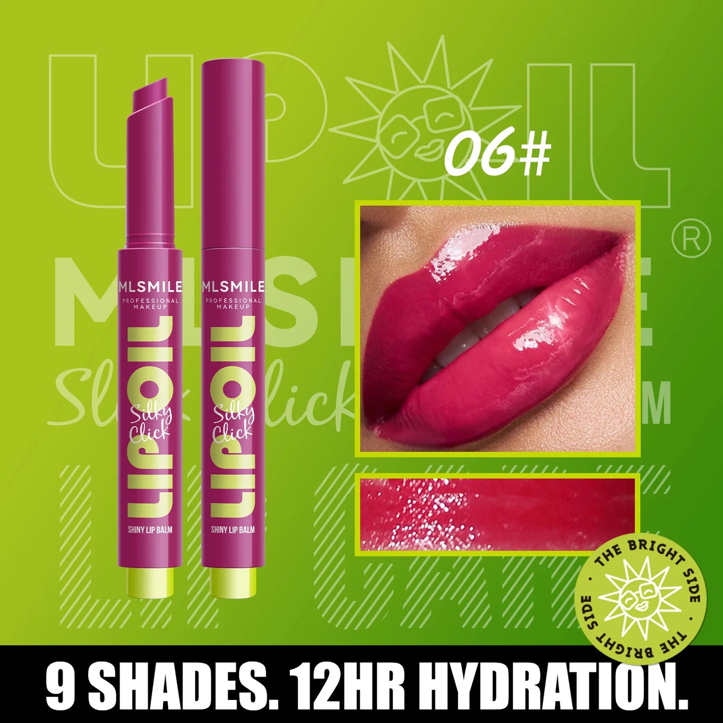 MLSMILE Silky Click Lip Gloss β High-Shine, Hydrating & Long-Lasting Glow
