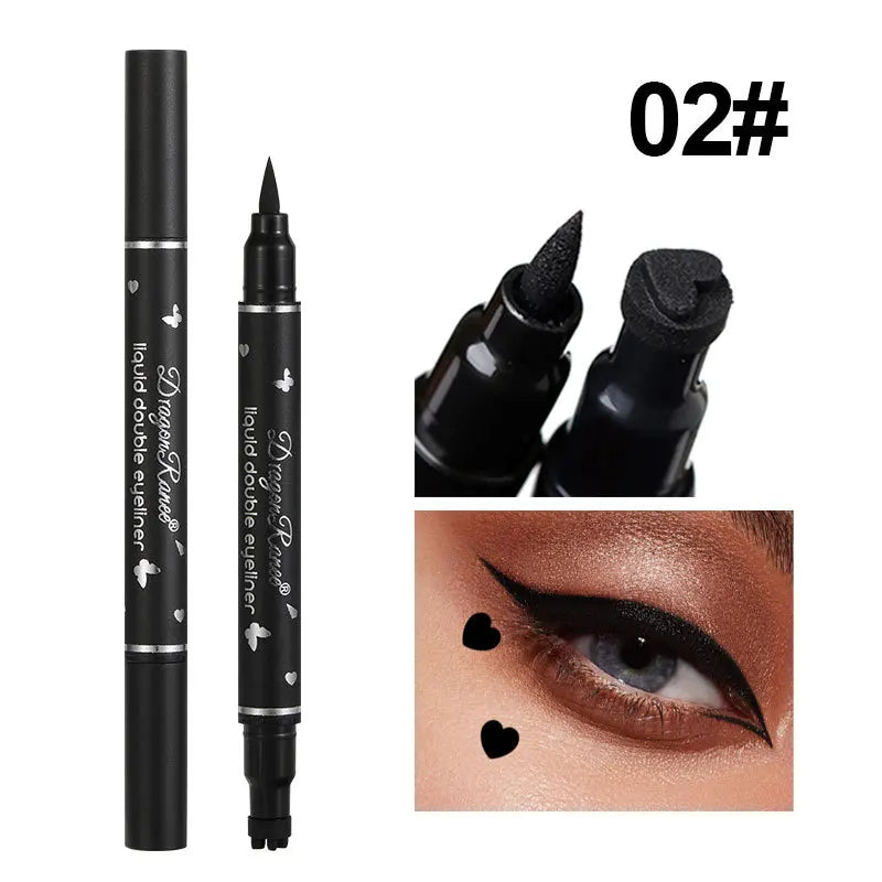 2-in-1 Double Head Star Stamp & Eyeliner – Waterproof & Smudge-Proof