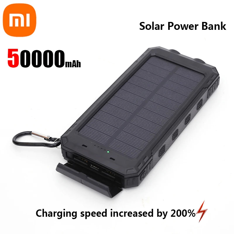 Xiaomi 200000mAh Solar Power Bank – Ultra High Capacity Fast Charging for iOS & Android