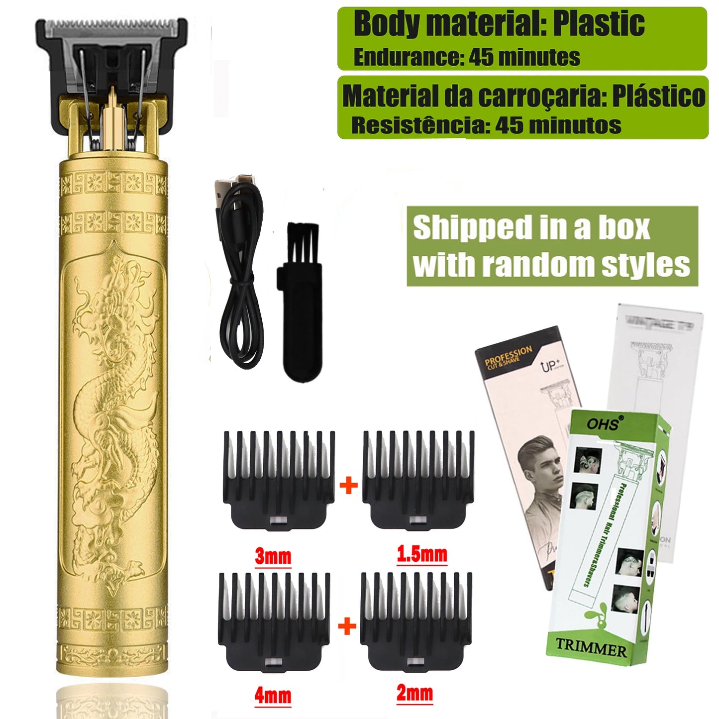 T9 Professional Men’s Hair Clipper Shaver – Precision Beard & Hair Trimmer