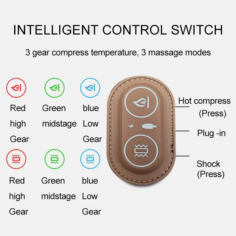 ๐ Electric Heated Massage Waist Pillow โ Ultimate Support for Restful Sleep