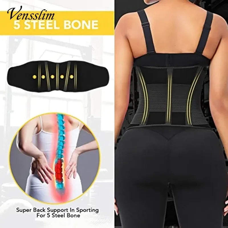 Women’s Sauna Sweat Waist Trainer – Ultimate Slimming & Fat Burner Belt