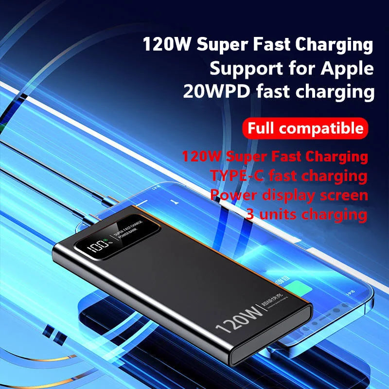 Xiaomi 200000mAh 120W Super Fast Charging Power Bank – Ultra High Capacity Portable Charger