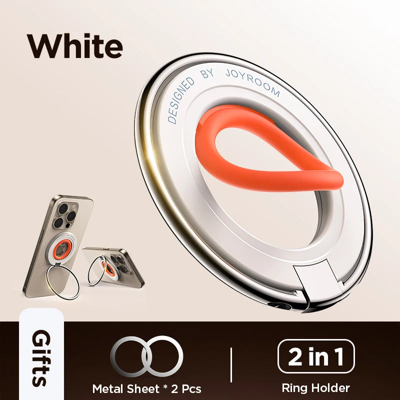MagSafe Silicone Phone Ring Grip & Kickstand – Magnetic Holder for 4.7-7" Phones