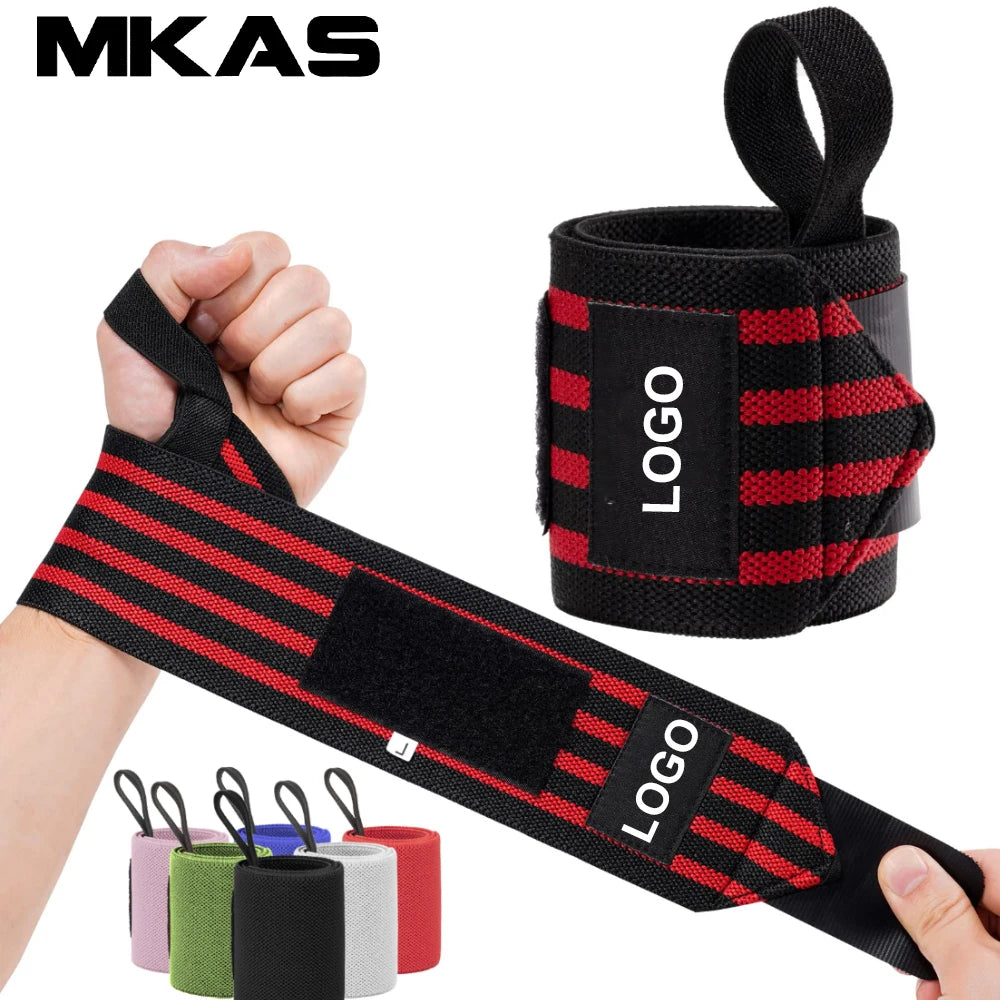 1 Pair Premium Wrist Support Brace Wraps – Extra Strength for Weightlifting & Gym Training