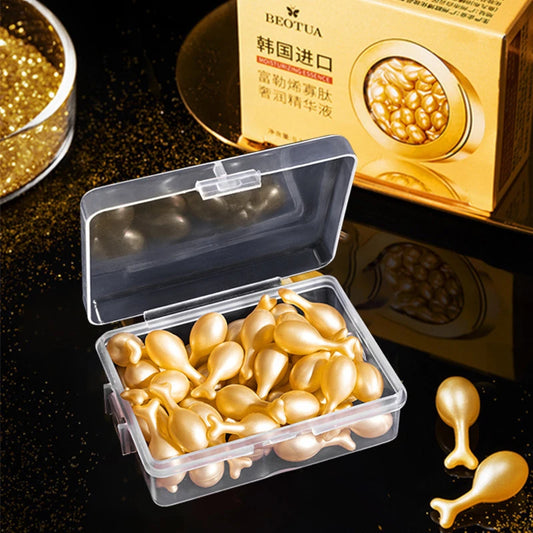 20/50Pcs Collagen, Hyaluronic Acid & Vitamin E  Capsules Serum – Anti-Wrinkle, Firming & Whitening Skincare