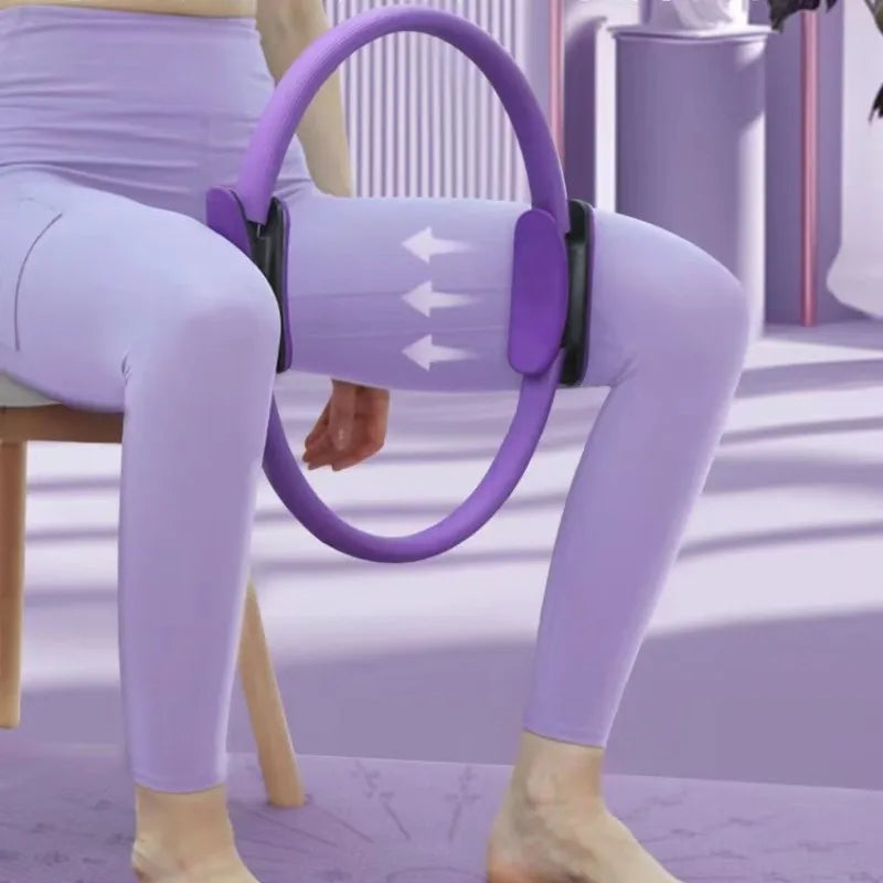 Pilates Circle for Toned Legs & Strong Core – Perfect for Yoga & Fitness!