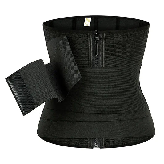 9 Steel Bones Waist Trainer – Snatch Me Up Wrap for Tummy Control & Slimming