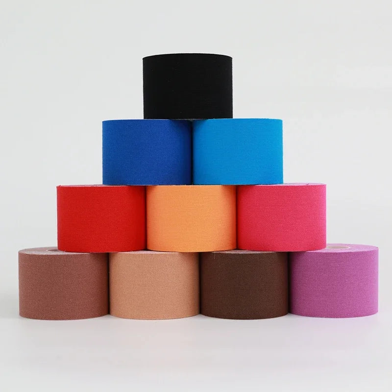 Kinesiology Sports Tape – Elastic Muscle Support for Pain Relief & Recovery