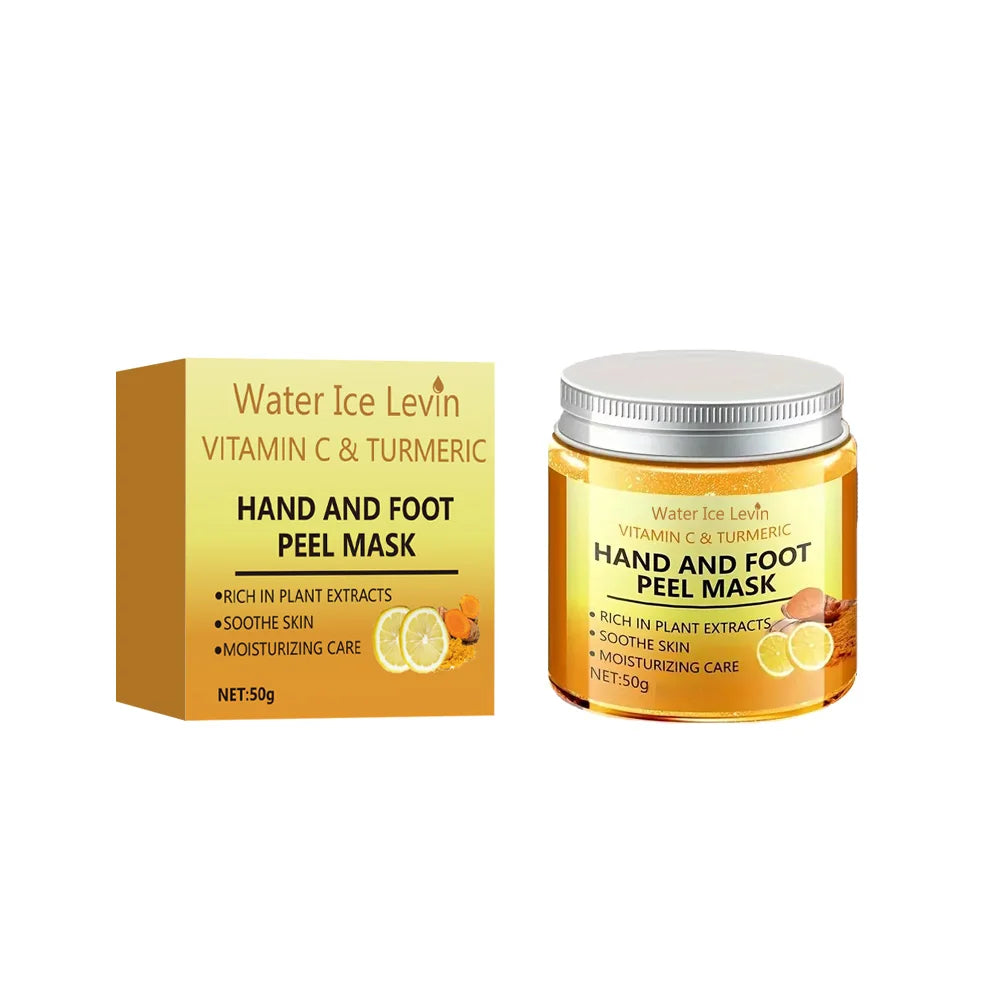 Vitamin C & Turmeric Hand & Foot Peel Wax Mask – Smooth, Brighten & Cleanse Hands & Feet