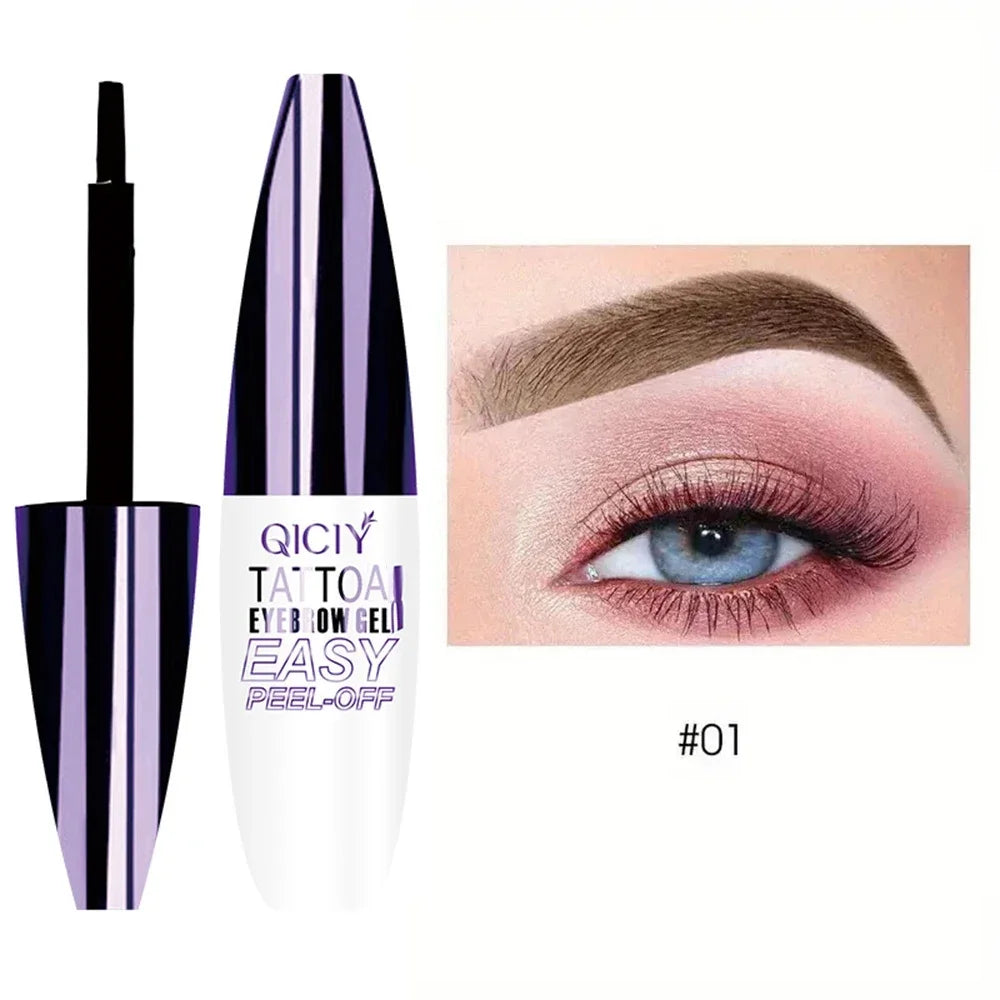 Easy Peel-Off Tattoo Eyebrow Gel – 3-Day Long-Lasting, Smudge-Proof & Waterproof!