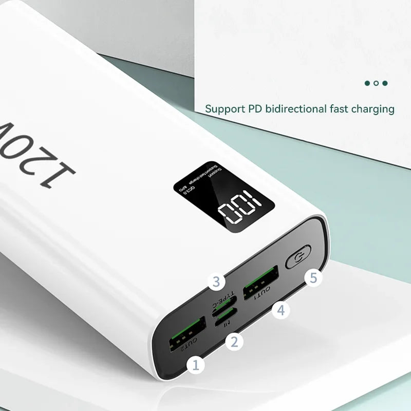 Xiaomi 120W 50000mAh Power Bank – Ultra Fast Charging for All Devices