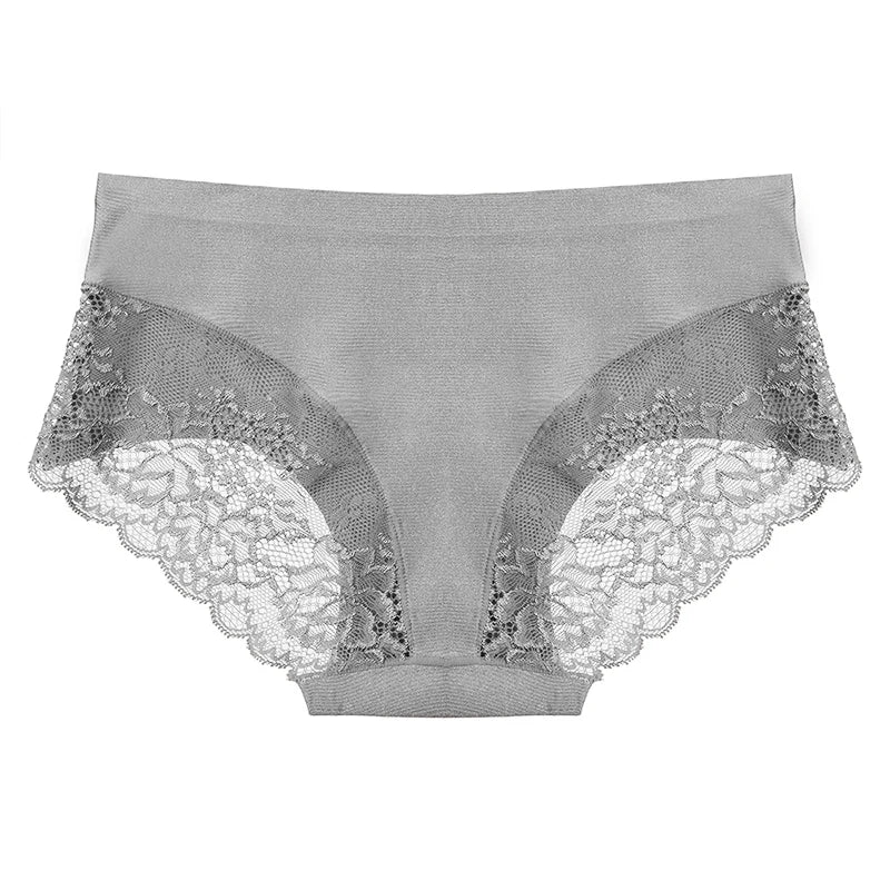 Exquisite Lace 3pcs Panty Set  – Soft & Sexy Satin Underwear for Ultimate Comfort