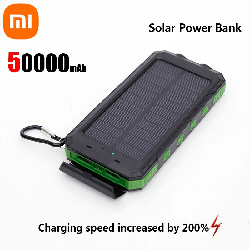 Xiaomi 200000mAh Solar Power Bank – Ultra High Capacity Fast Charging for iOS & Android