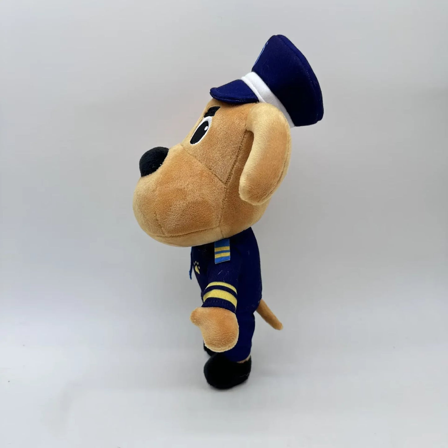 Sheriff Labrador Dog Plush Toy – Soft Security Cartoon Doll for Boys & Girls