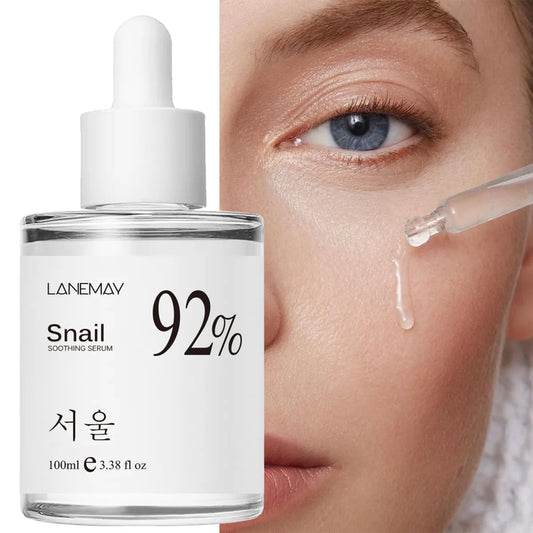 92% Snail Soothing Essence 100ml – Multi-Effect Hydrating & Moisturizing Face Serum