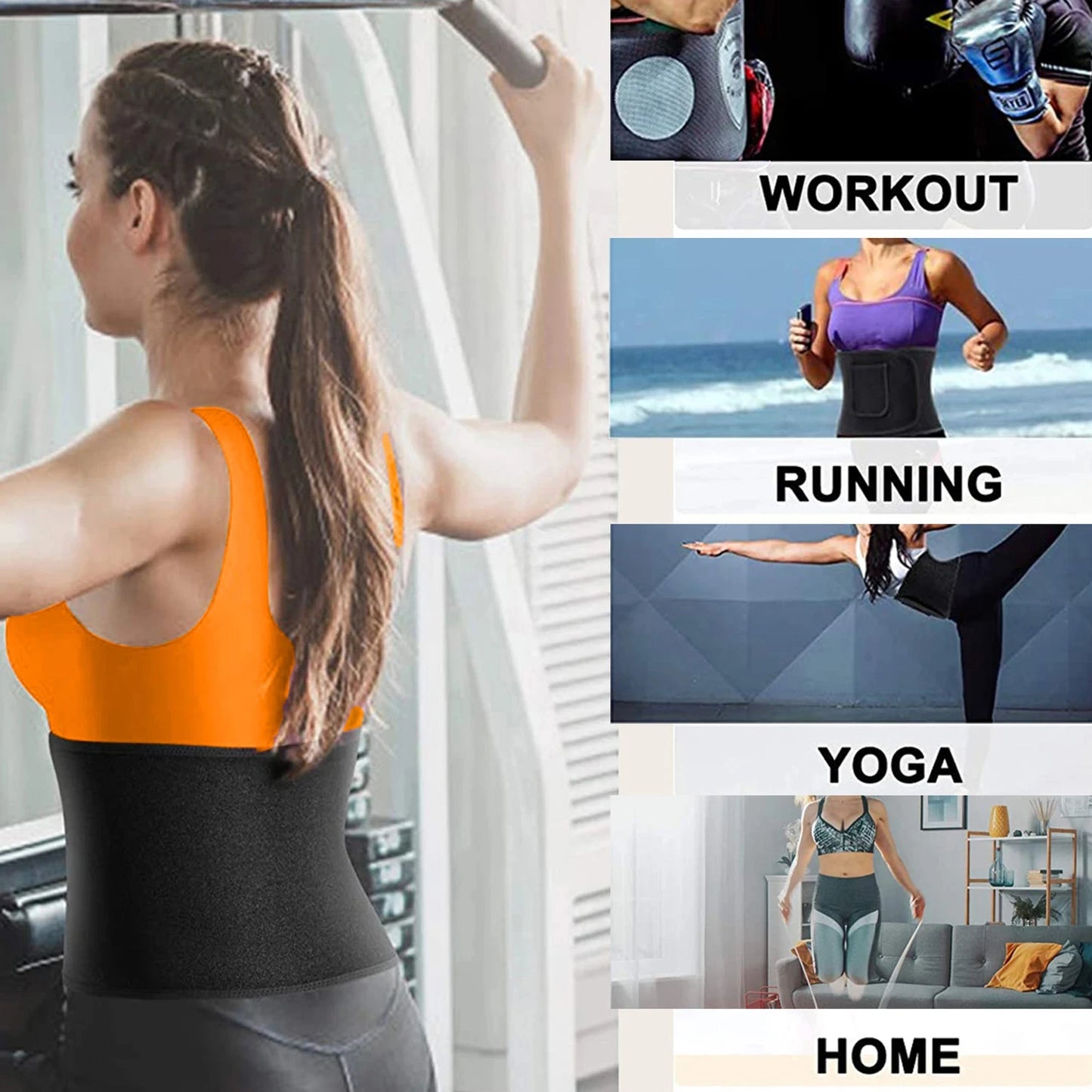 Slimming Waist Trainer – Compression Belt for Fitness