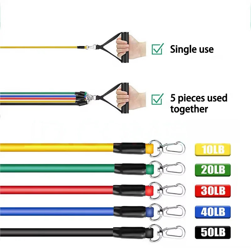 Multi-Purpose Pull Up Resistance Bands – Strengthen, Stretch & Tone Muscles