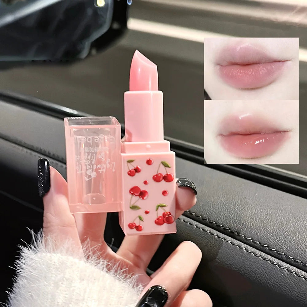 π Gege Bear Cherry Lip Care Set β Hydrating Lip Balm & Oil for Soft, Supple Lips
