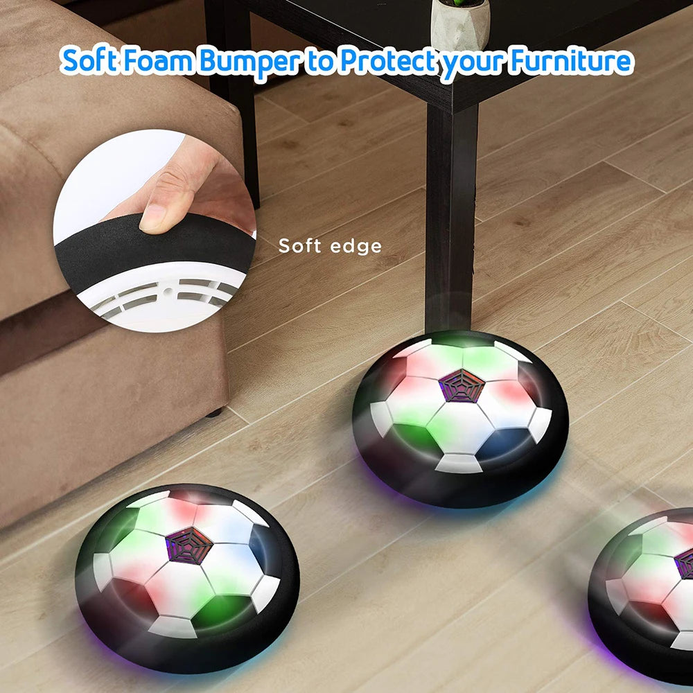 LED Hover Soccer Ball Toy With Music – Indoor Outdoor Floating Football Game for Children