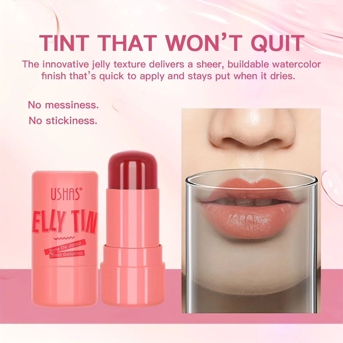 π 3-in-1 Jelly Blush Stick β Blush, Lip Stain & Eyeshadow Magic!