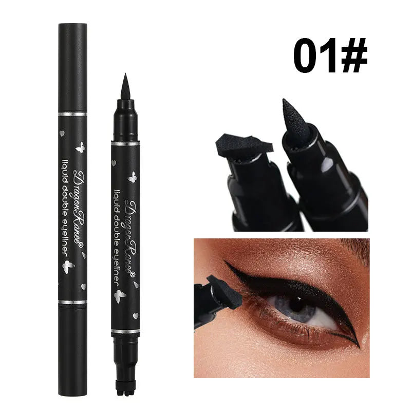 2-in-1 Double Head Star Stamp & Eyeliner – Waterproof & Smudge-Proof