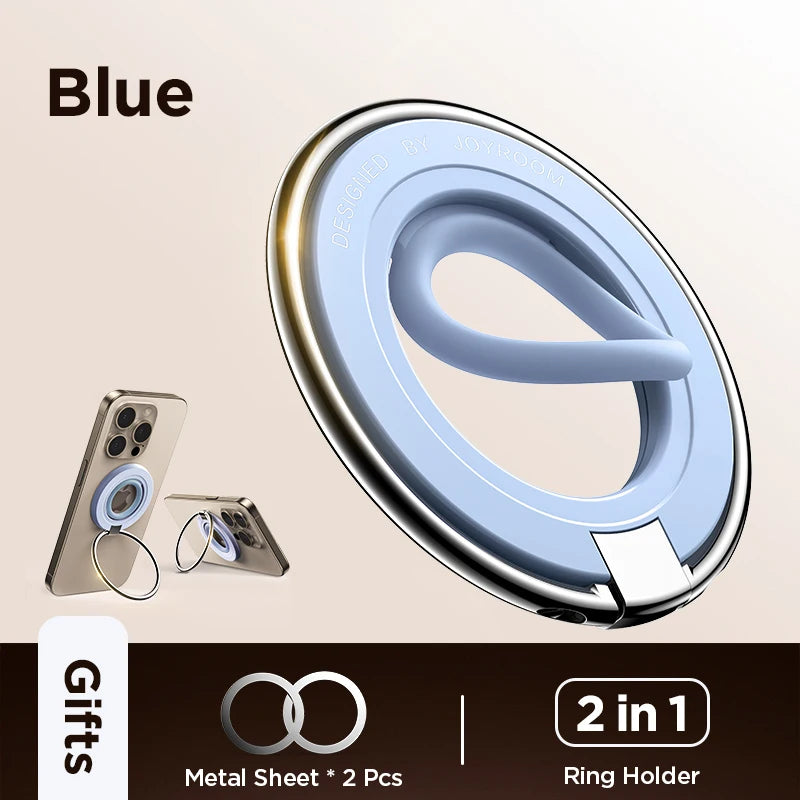 MagSafe Silicone Phone Ring Grip & Kickstand – Magnetic Holder for 4.7-7" Phones