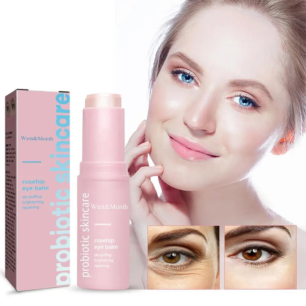 Rosehip Eye Cream Stick – Dark Circle Remover,, Eye Bag Remover, Lift, Moisturize & Brighten Eyes